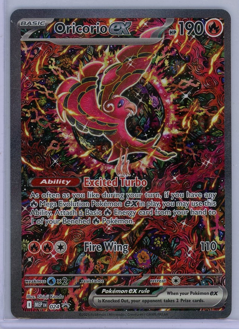 Oricorio ex Pokémon Mega Evolution Promo #024