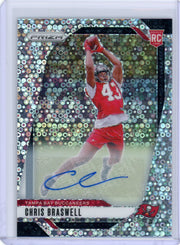 Chris Braswell 2024 Panini Prizm RC No Huddle Prizm Auto