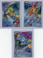 Turtwig Chimchar Piplup 2026 Pokemon First Partner promos 2026 Pokemon 30th Anniversary #040-042