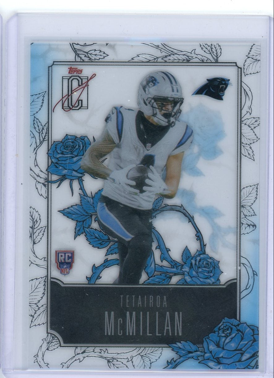 Tetairoa McMillan 2025 Topps Signature Class Football Roses SSP