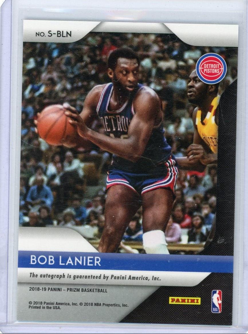 Bob Lanier 2018-19 Panini Prizm Autograph