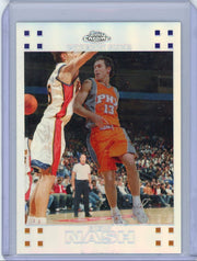 Steve Nash 2007 Topps Chrome refractor #'d 921/999