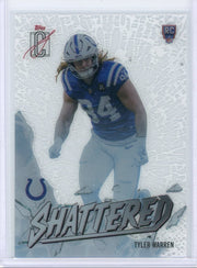 Tyler Warren 2025 Topps Signature Class Football Shattered