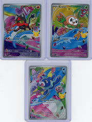 Rowlet Litten Popplio 2026 Pokémon First Partner promos 2026 Pokémon 30th Anniversary #043-045