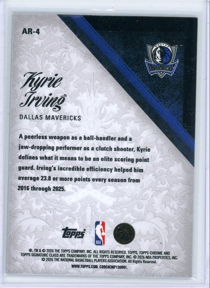 Kyrie Irving 2026 Topps Signature Class Aristocrats SSP