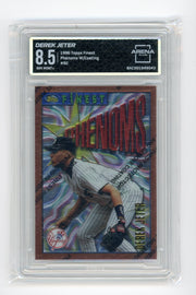 Derek Jeter 1996 Topps Finest Phenoms w/ coating ARENA 8.5