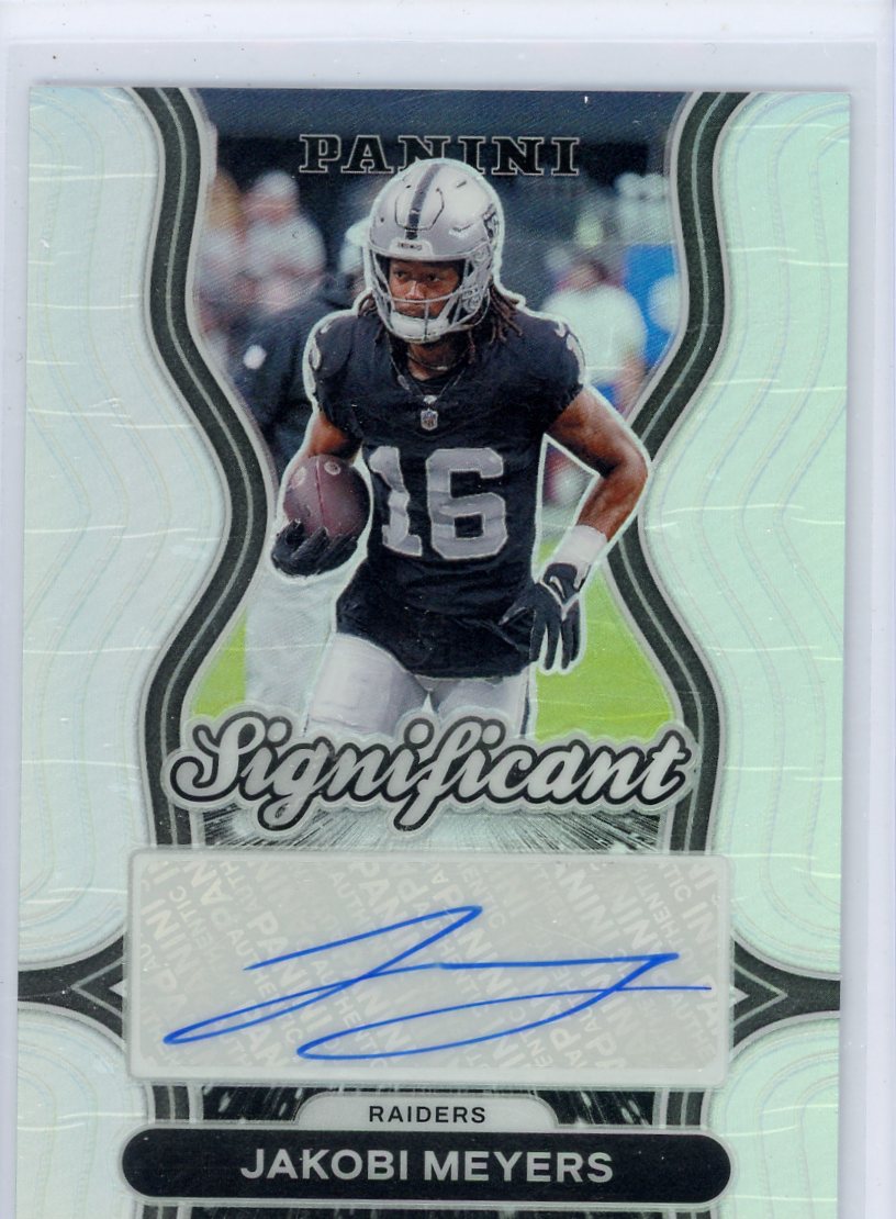 Jakobi Myers 2024 Panini Football Significant Auto