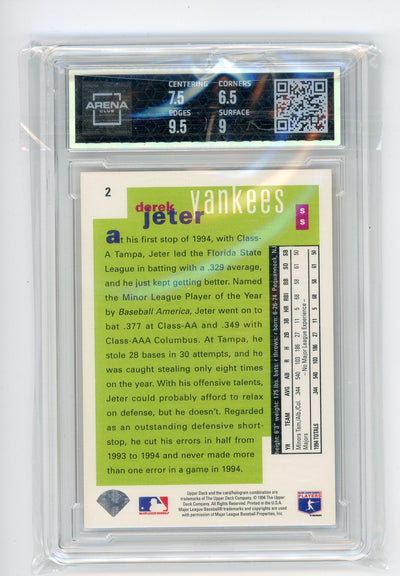 Derek Jeter 1995 Collector's Choice SE #2 ARENA 7
