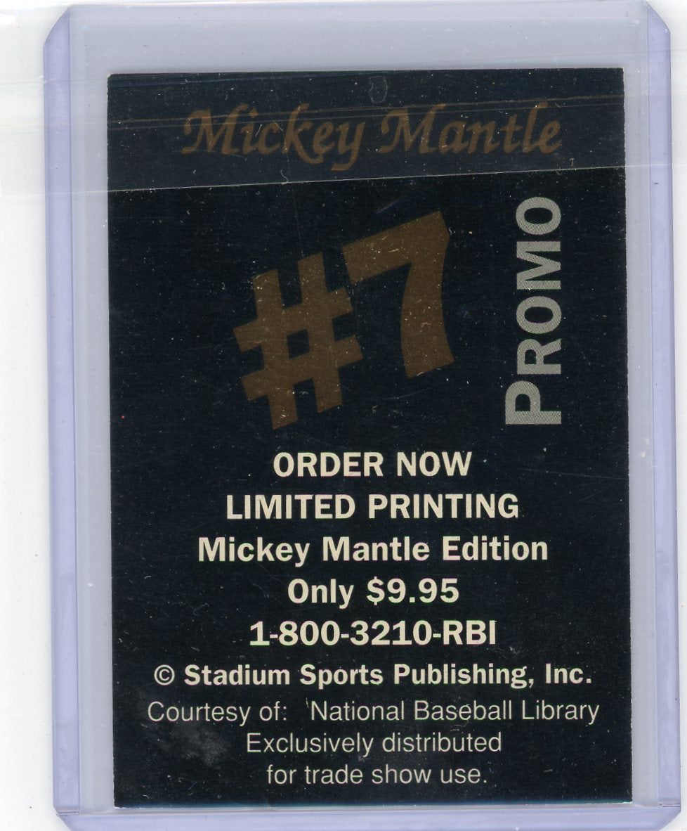 Mickey Mantle Stadium Sports Limited Edition Promo holo foil #7