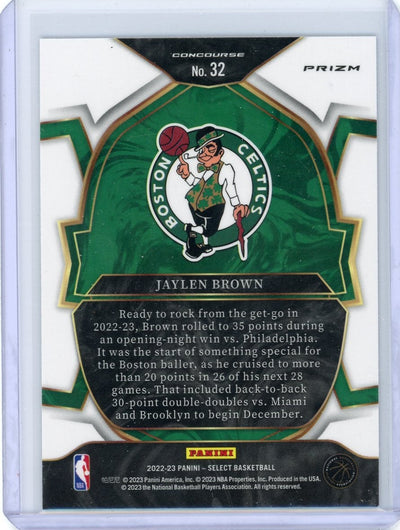 Jaylen Brown 2022-23 Panini Select Cosmic prizm