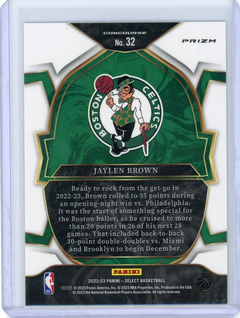 Jaylen Brown 2022-23 Panini Select Cosmic prizm