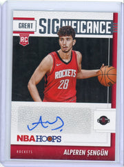 Alperen Şengün 2021-22 Panini NBA Hoops Great Significance Auto RC