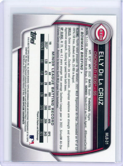 Elly De La Cruz 2023 Bowman Chrome NSCC base