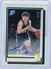 Braylon Mullins 2025-26 Panini Donruss Autographs Holo #'d 67/75