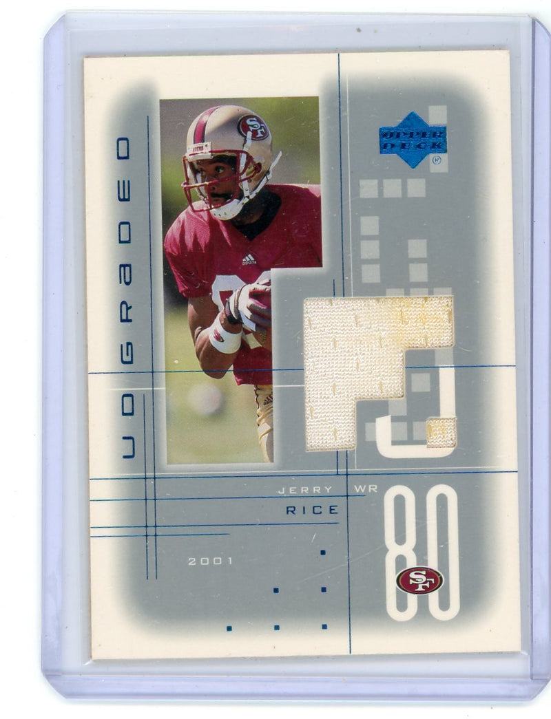 Jerry Rice 2001 Upper Deck Graded Game Used Patch