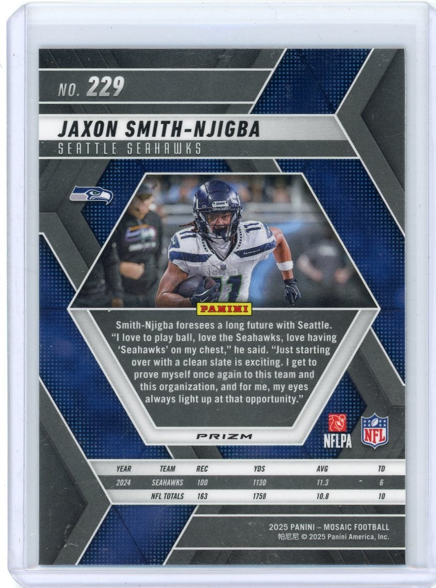 Jaxon Smith-Njigba 2025 Panini Mosaic Honeycomb SP