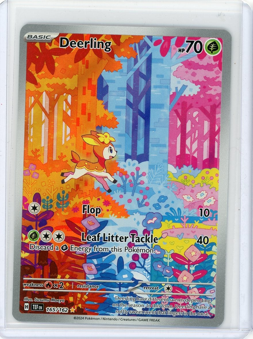 Deerling Pokémon Temporal Forces Illustration Rare #165/162