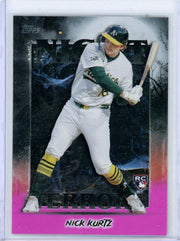 Nick Kurtz 2025 Topps Update Night Terrors Pink Foil RC