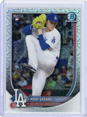 Roki Sasaki 2025 Bowman Chrome RC Mega Box Mojo Refractor