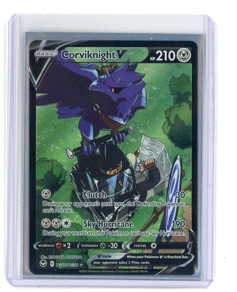 Corviknight V 2022 Pokémon rare holo TG18/TG30