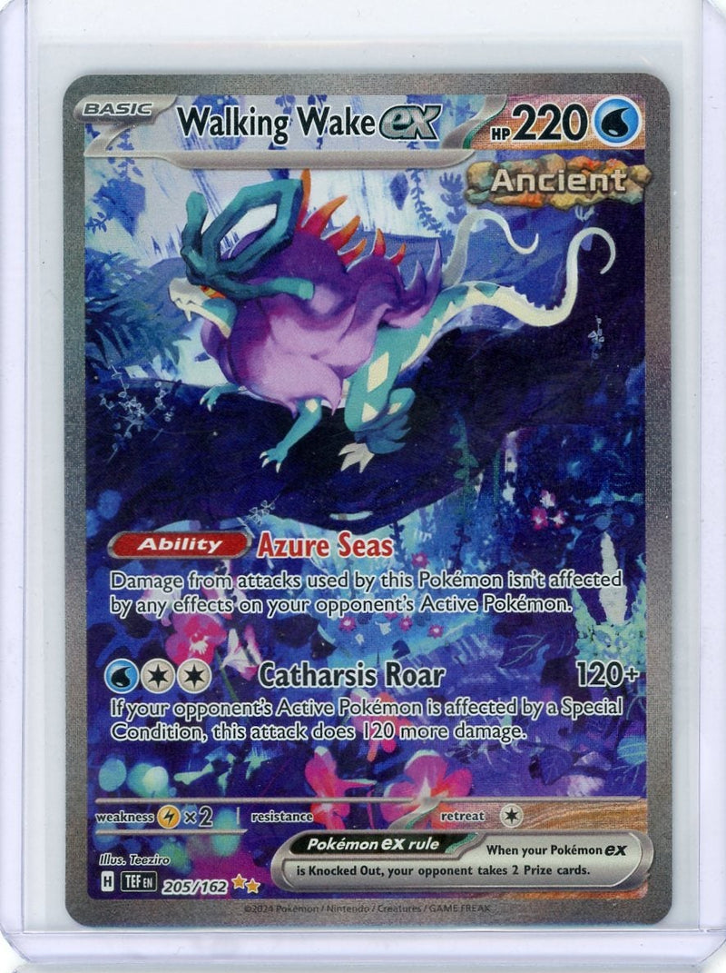 Walking Wake ex 2024 Pokemon Temporal Forces Special Illustration rare holo 