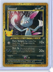 Sneasel Pokémon 30th Anniversary Classic Collection #25/111