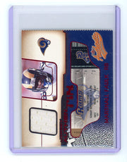 Marshall Faulk 2002 Fleer Authentic Football Jersey AuthenTix