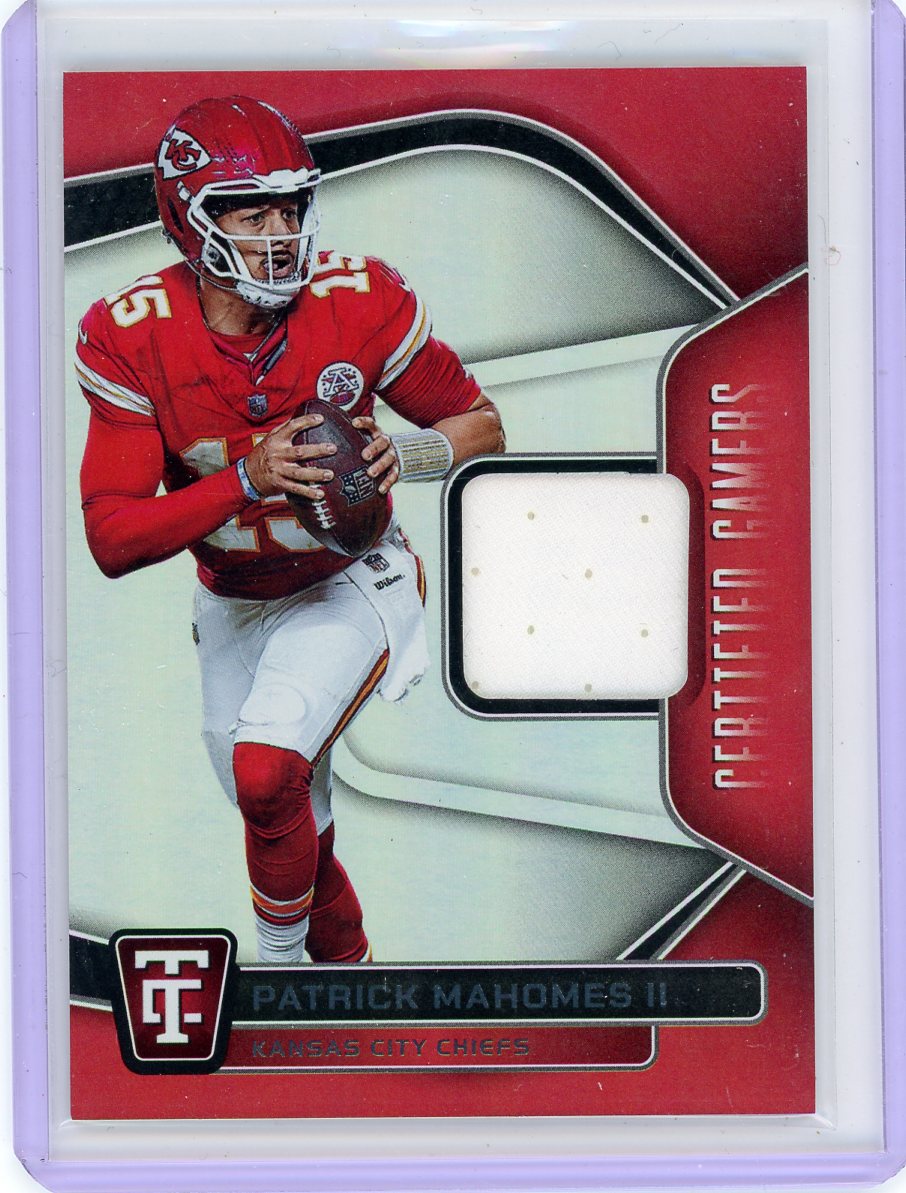 Patrick Mahomes II 2024 Panini Totally Certified Certified Gamers Jersey Relic