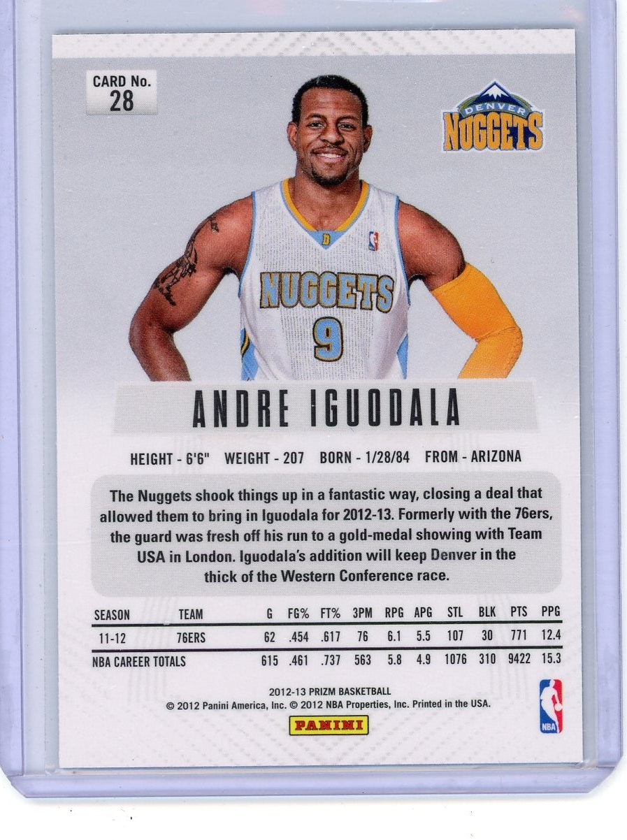 Andre Iguodala 2012-13 Panini Prizm Silver