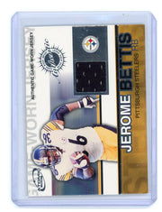 Jerome Bettis 2002 Atomic Authentic Game Worn Jersey #72