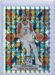 Tyrese Haliburton 2023-24 Panini Mosaic Stained Glass