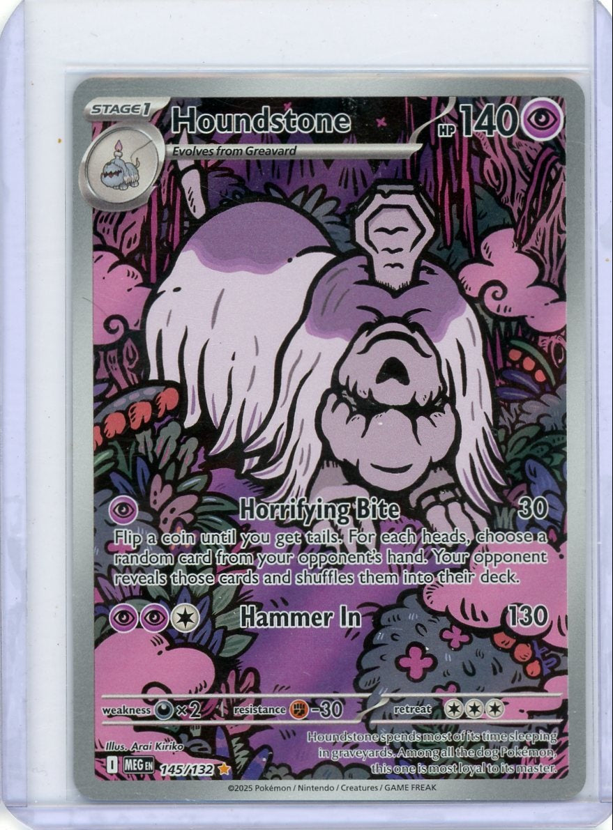 Houndstone 2025 Pokemon Mega Evolutions #145/132