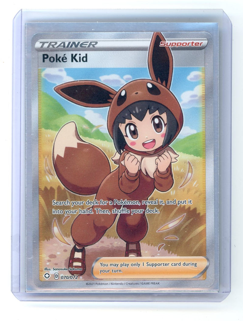 Poke Kid Trainer 2021 Pokémon rare holo 070/072