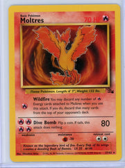 Moltres Pokémon Fossil Non Holo Rare #27/62