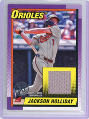 Jackson Holliday 2025 Topps 1990 35th Anniversary Jersey Relic
