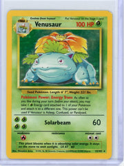 Venusaur Pokémon Base Set Unlimited Holo #15/102 HP