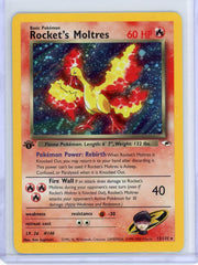Rocket's Moltres Pokémon Gym Heroes Holo #12/132