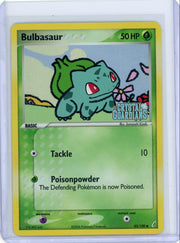 Bulbasaur 2006 Pokemon EX Crystal Guardians reverse holo stamped #45/100