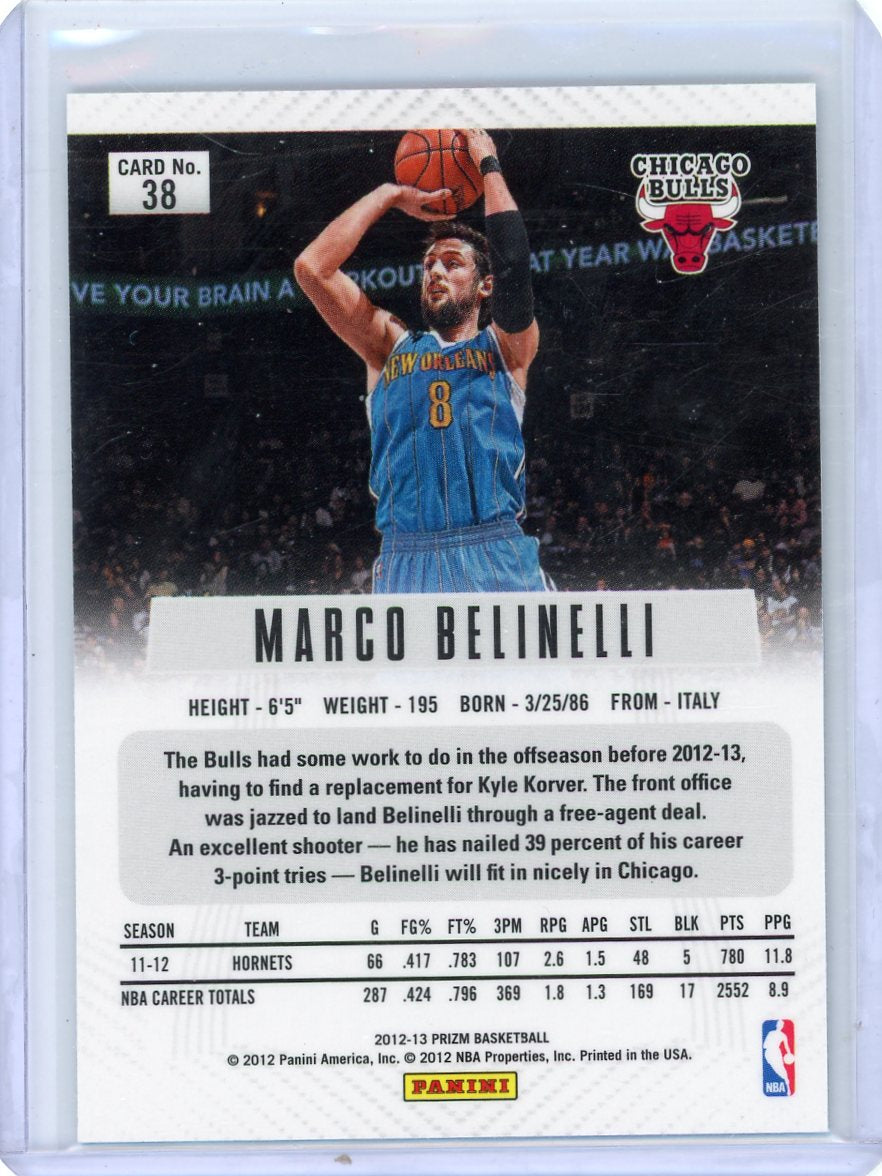 Marco Belinelli 2012-13 Panini Prizm Silver