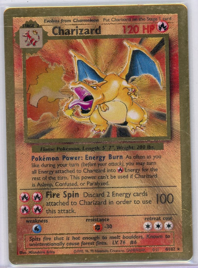 Charizard Pokémon Celebrations Metal Promo #4/102