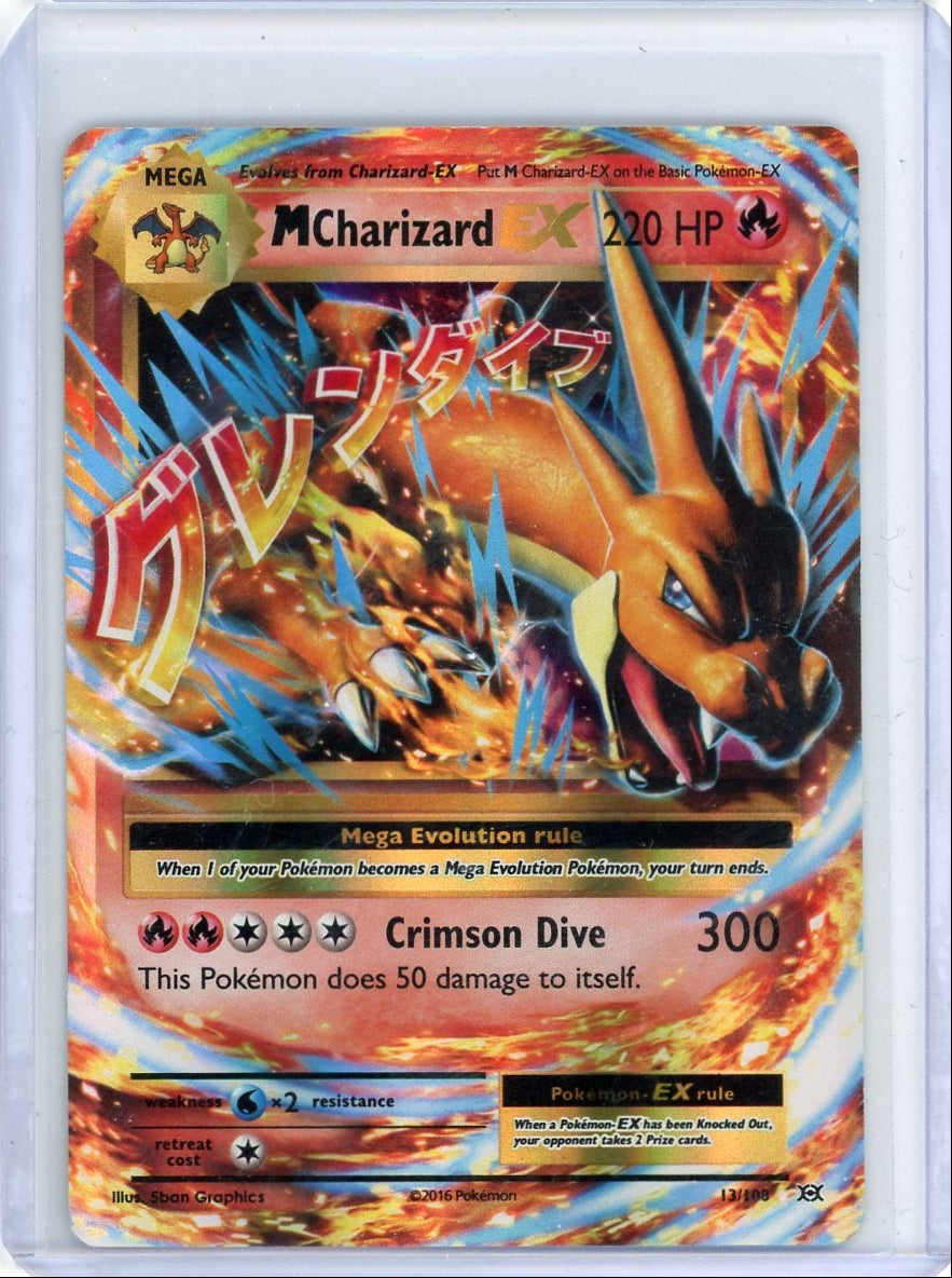 Mega Charizard Y EX Pokémon XY Evolutions Ultra Rare #13/108