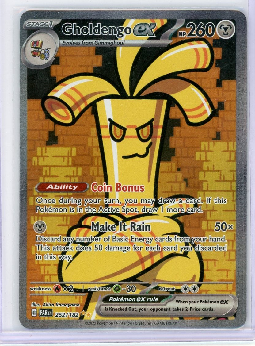 Gholdengo ex Pokémon Paradox Rift Special Illustration Rare #252/182