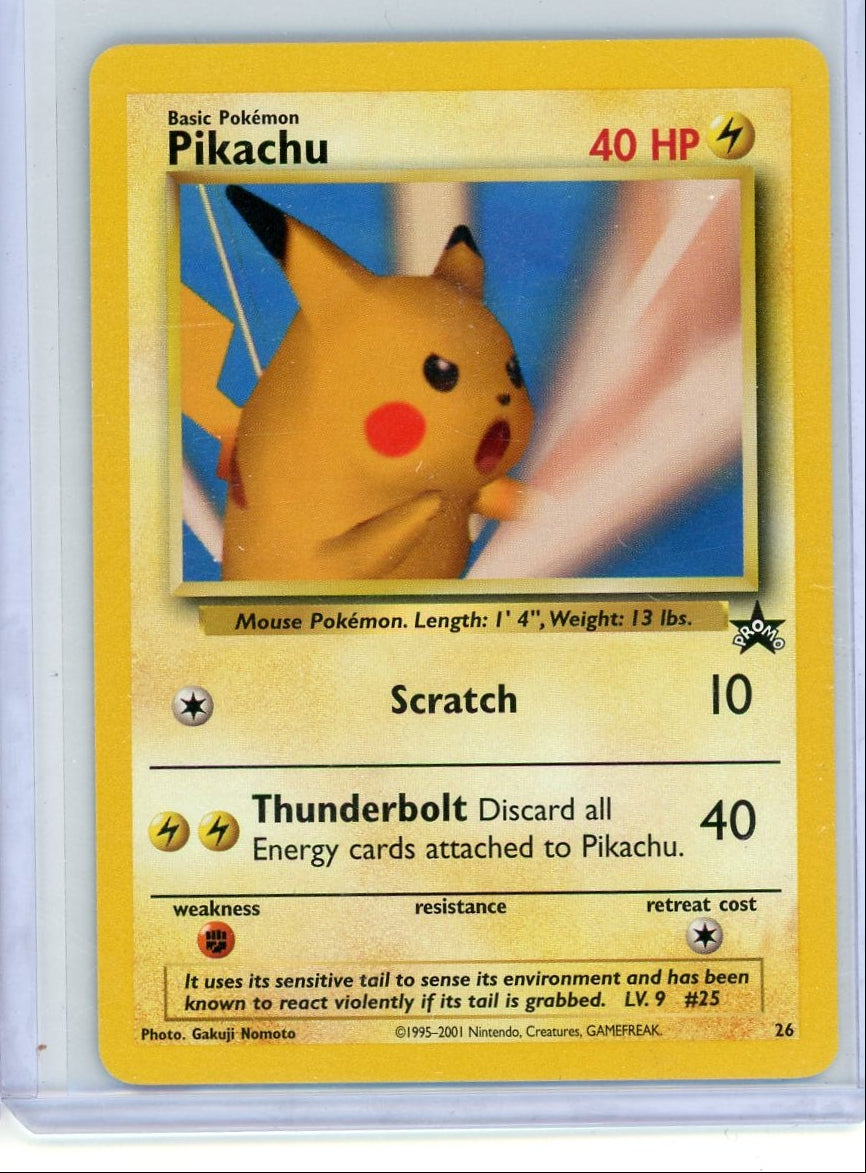 Pikachu Pokémon Black Star Promo #26