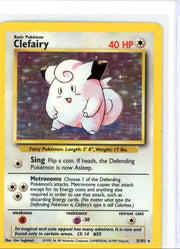 Clefairy 1999 Pokémon Base Set Holo #5/102 LP/MP