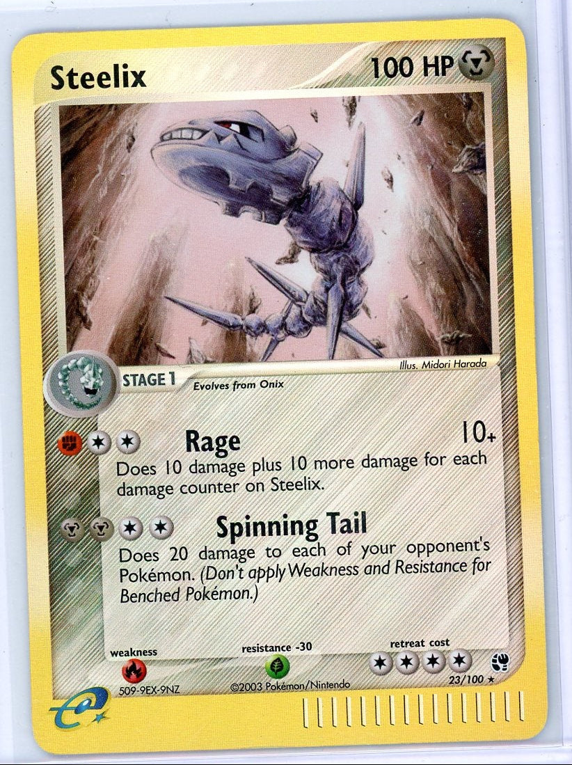 Steelix Pokémon EX Sandstorm Reverse Holo #23/100