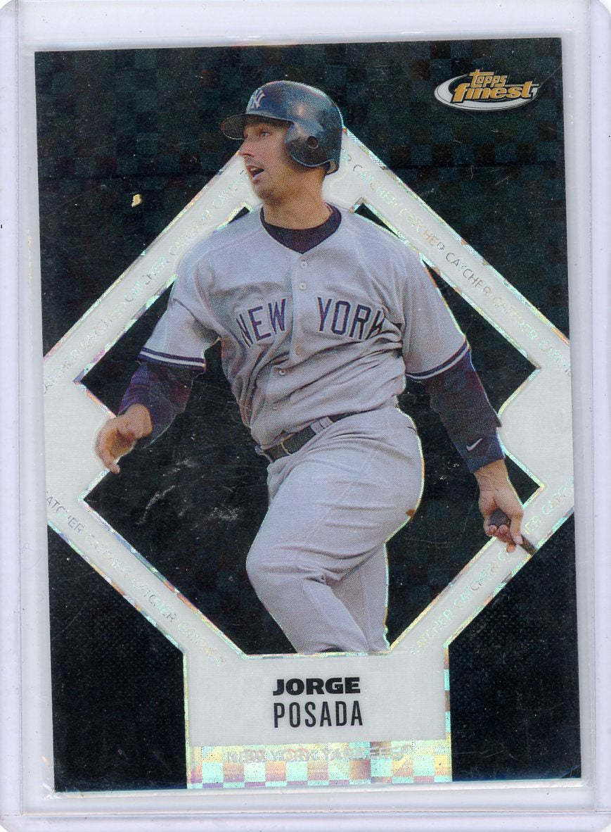 Jorge Posada 2006 Topps Finest Black X-Fractor #'d 22/25