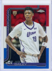 Ace Bailey 2025 Topps Chrome RWB refractor rookie card