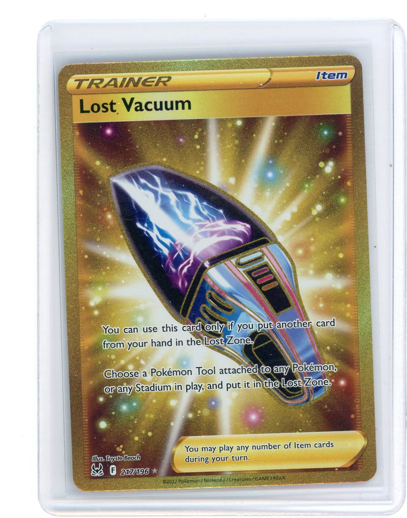Lost Vacuum 2022 Pokémon rare lucky gold holo 217/196