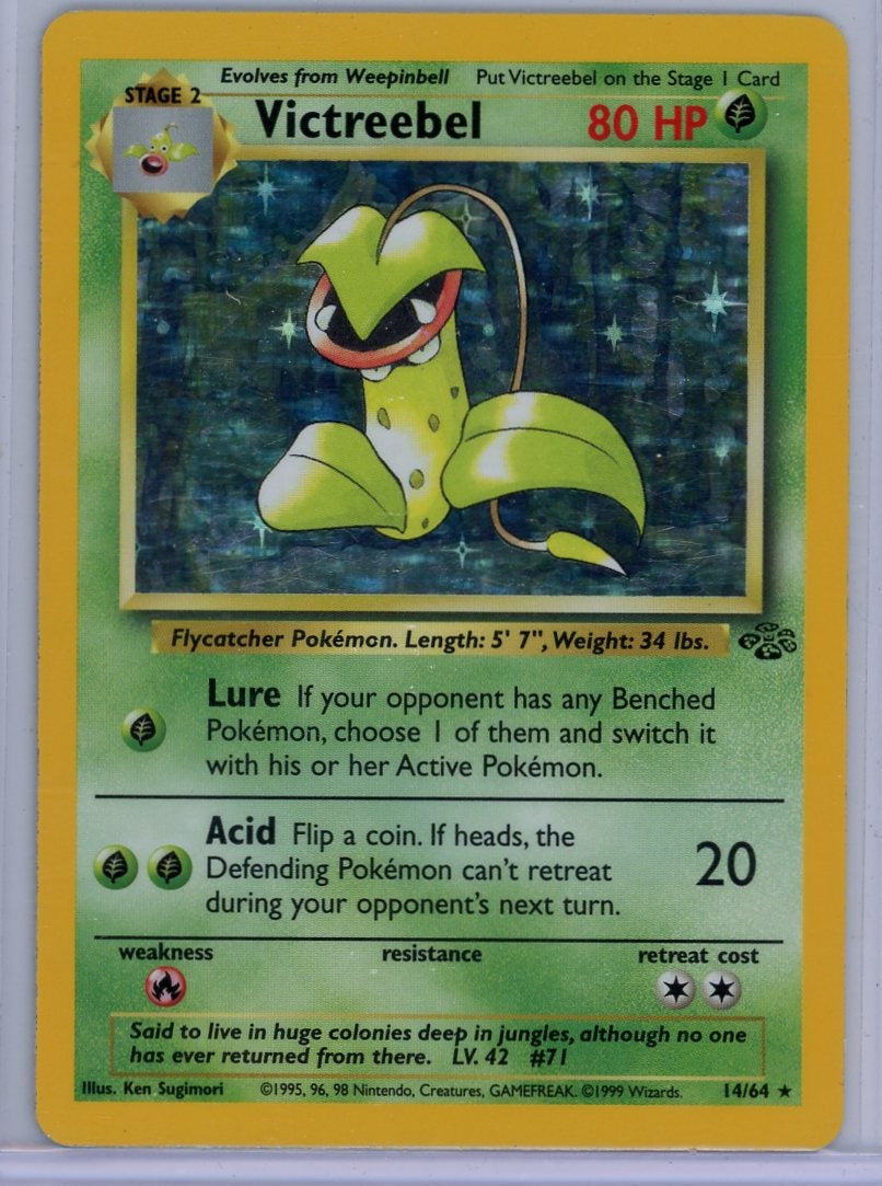 Victreebel Pokémon Jungle Holo #14/64 LP