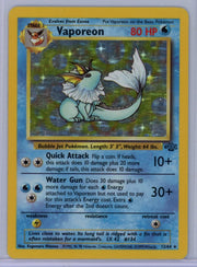 Vaporeon Pokémon Jungle Holo #12/64 LP/MP